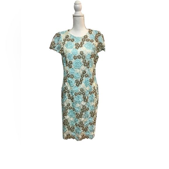 Calvin Klein Floral Lace Dress 12 - Picture 4 of 16